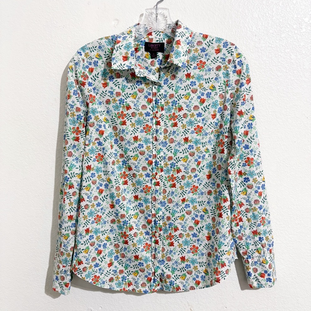 J. Crew x Liberty Slim Perfect‎ Button Down Shirt in Edenham Floral